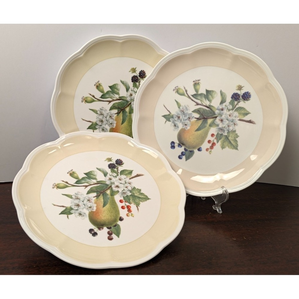Lenox Orchard in Bloom Pear Blossom Dinner Plates Set of 3 Catherine McClung